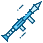 Rpg Weapon Missile Army Military SVG Icon